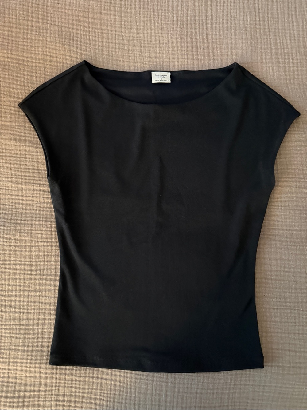 Cap-Sleeve Classic Crepe Top